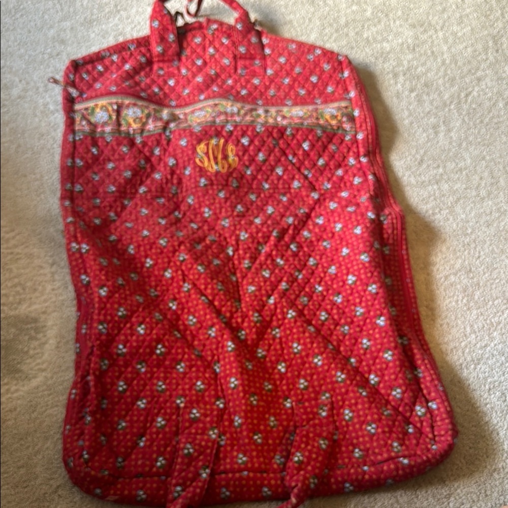 Vera Bradley Red Quilted Women's Garment Bag
